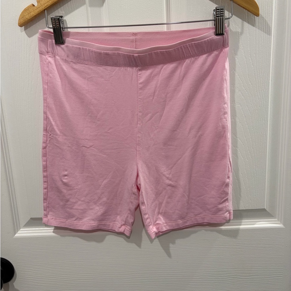 LOFT Light Pink Stretch Bike Shorts